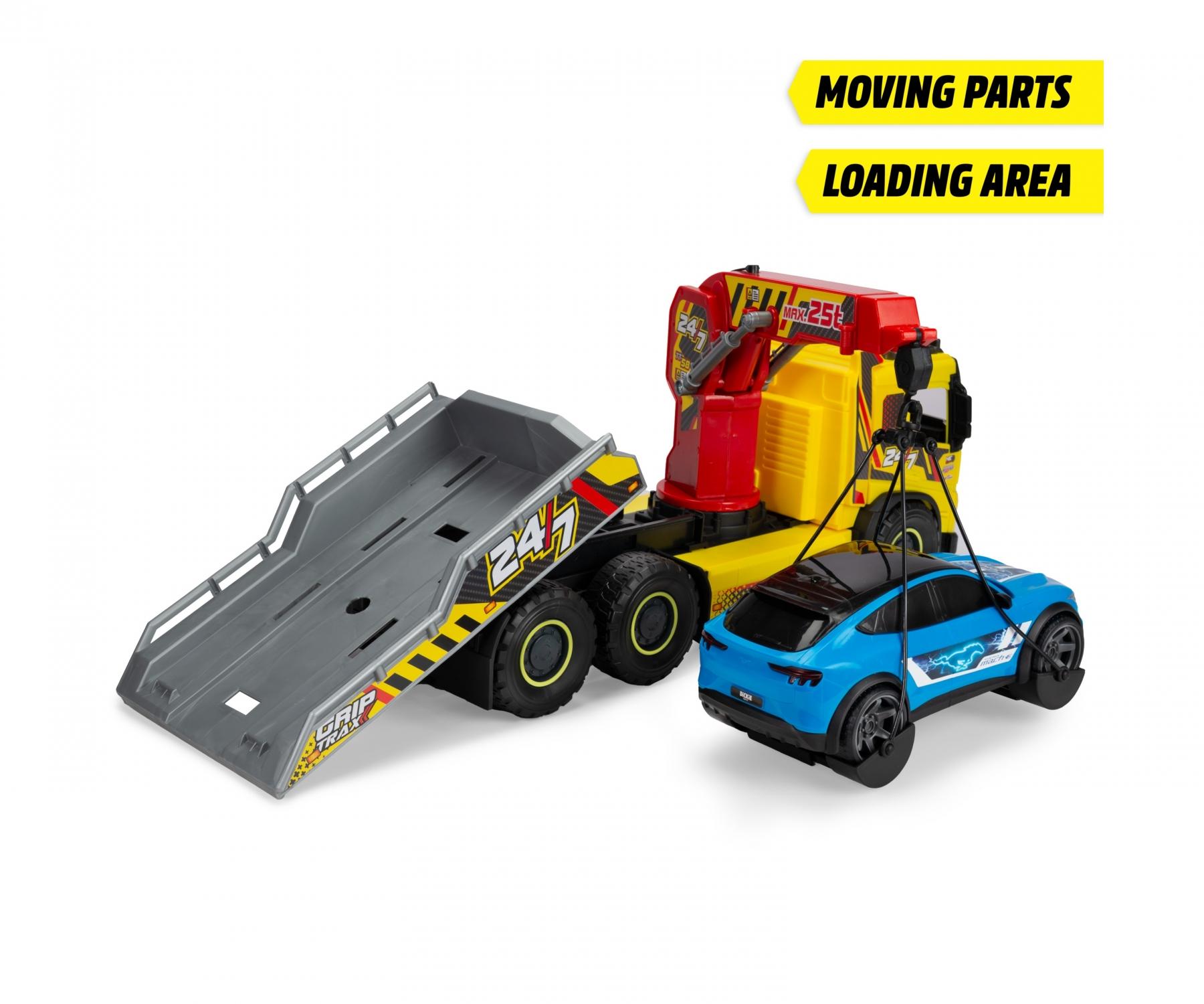 Dickie Giant Tow Truck And Car With Light And Sound