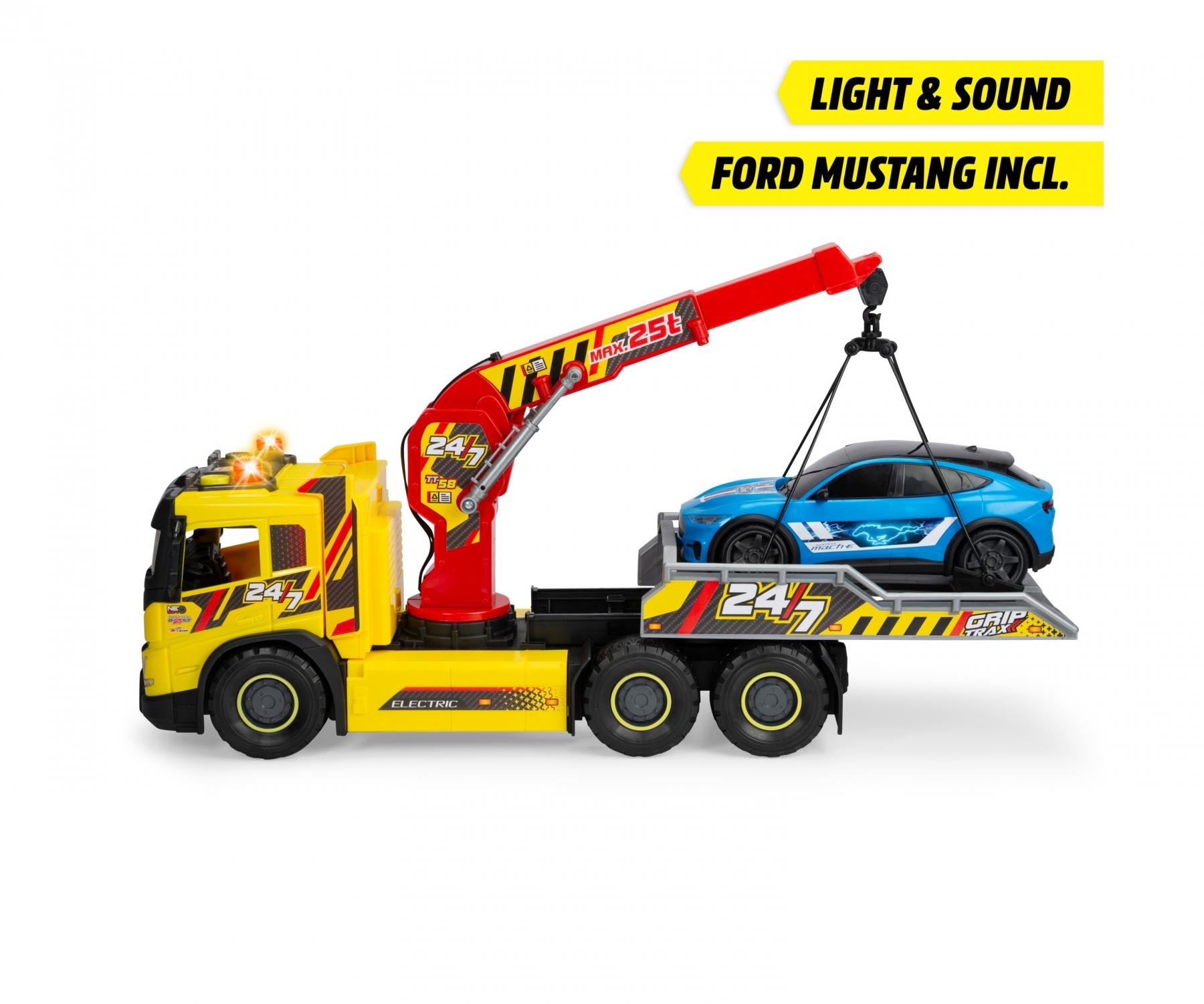 Dickie Giant Tow Truck And Car With Light And Sound