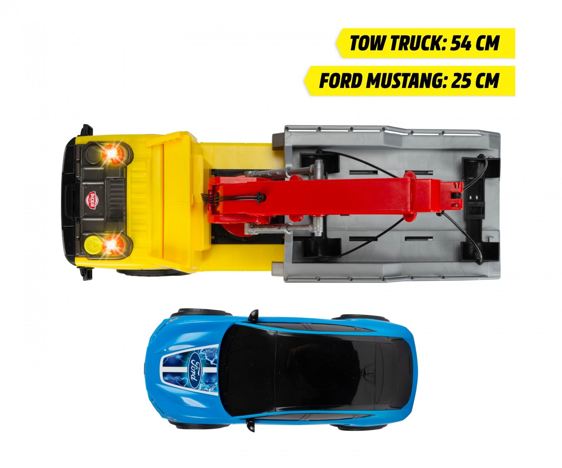 Dickie Giant Tow Truck And Car With Light And Sound