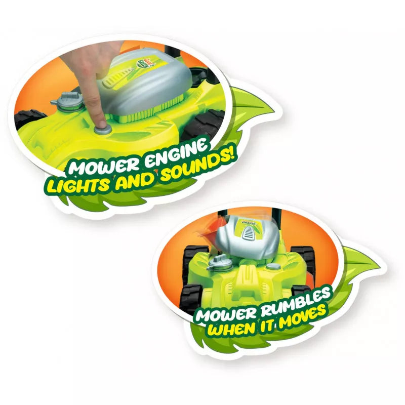 Good n' Green Rumble Motion Lawnmower With Light And Sounds 20" Tall