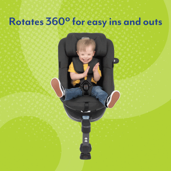 Graco Turn To Me iSize 360 R129 isofix Car Seat 40cm - 105cm