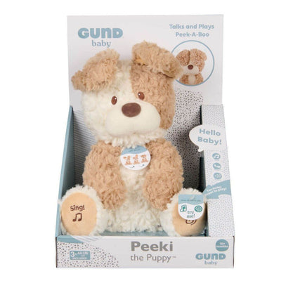 Gund Peeki The Puppy Animated Soft Toy