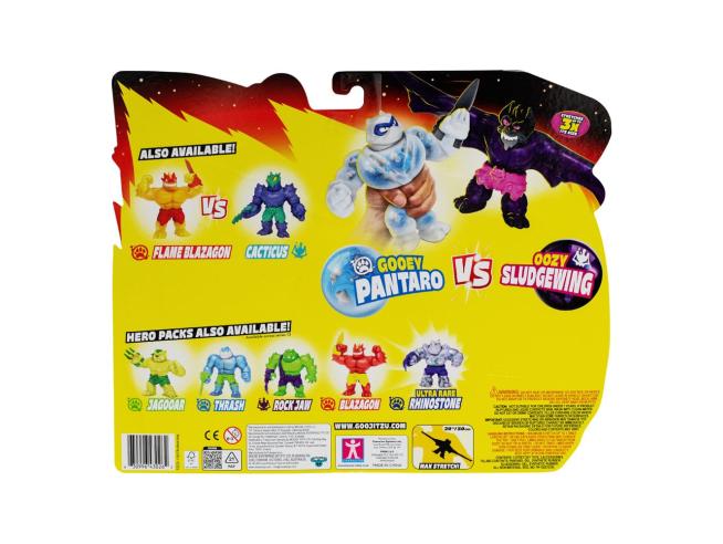 Heros Of Goo Jit Zu Meteor Madness Twin Pack Gooey Pantaro vs Oozy Sludgewing