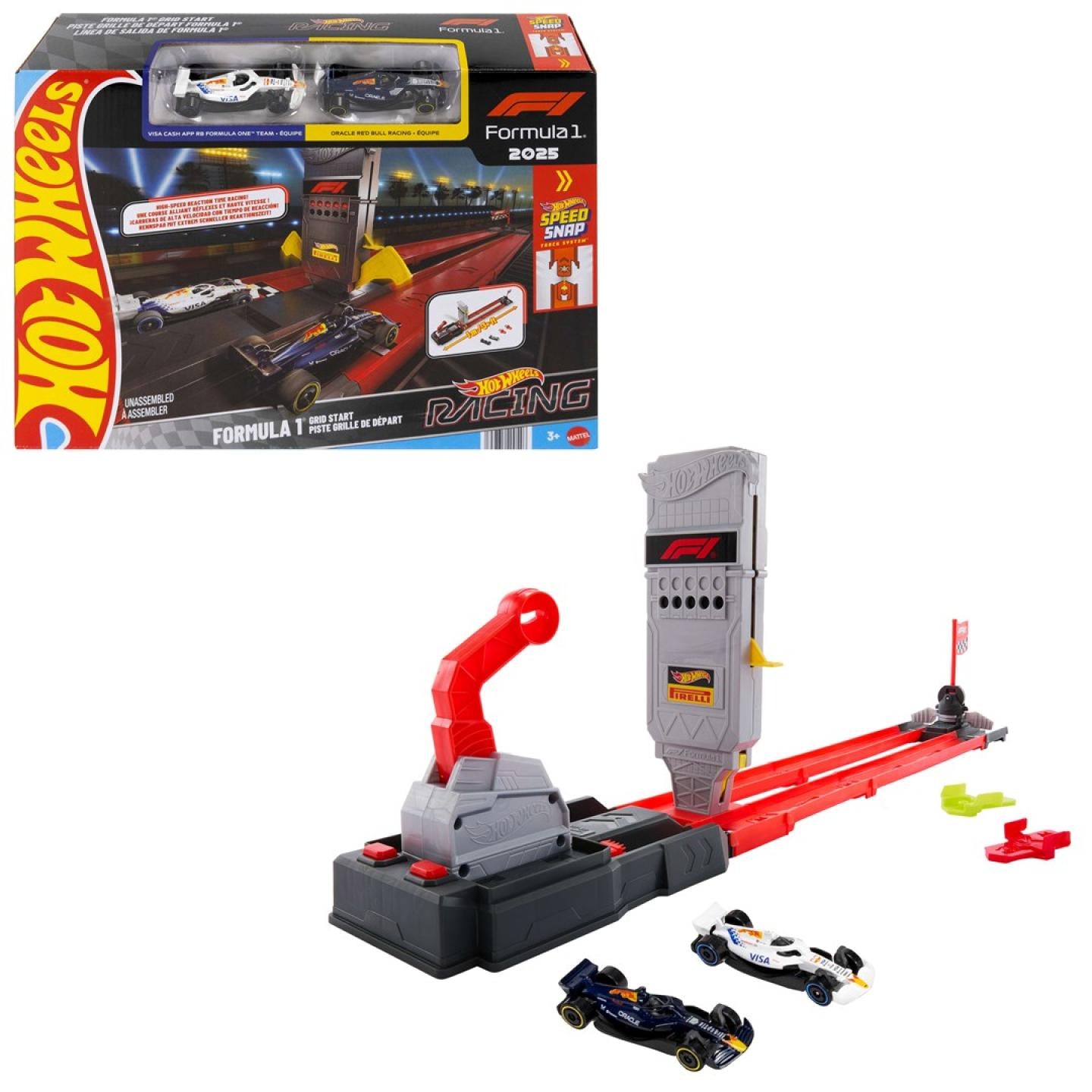 Hot Wheels Formula 1 Grid Start Track Set Red Bull / Visa