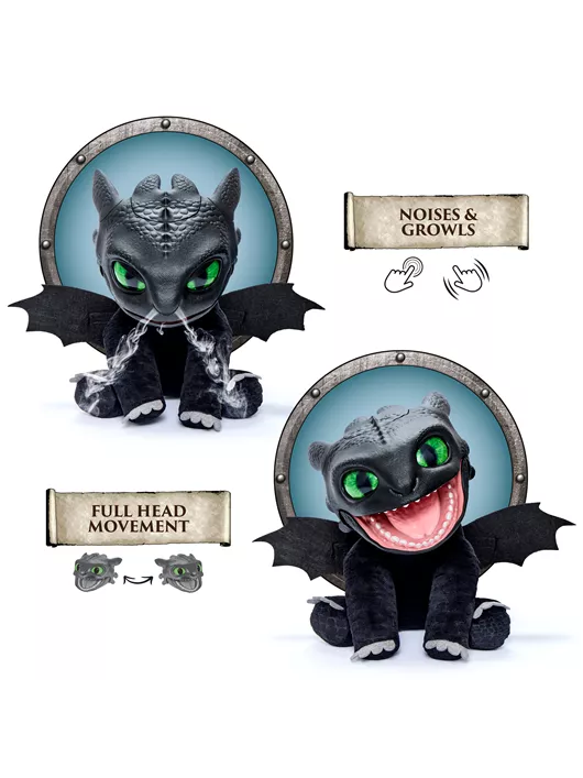 Dreamworks How To Train Your DragonToothless Puppetronic Interactive Toy