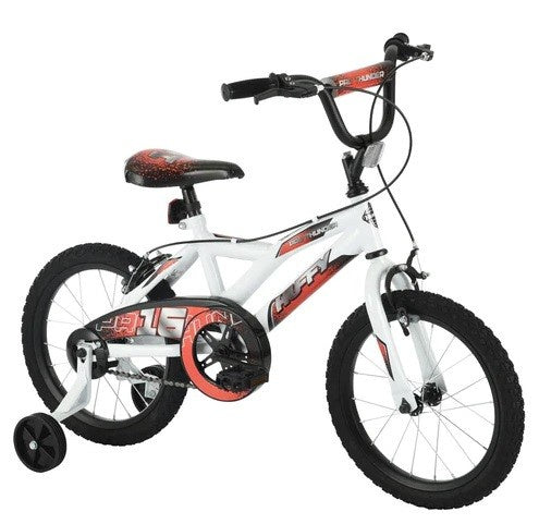 Huffy Pro Thunder 16" Boys Bike White / Black