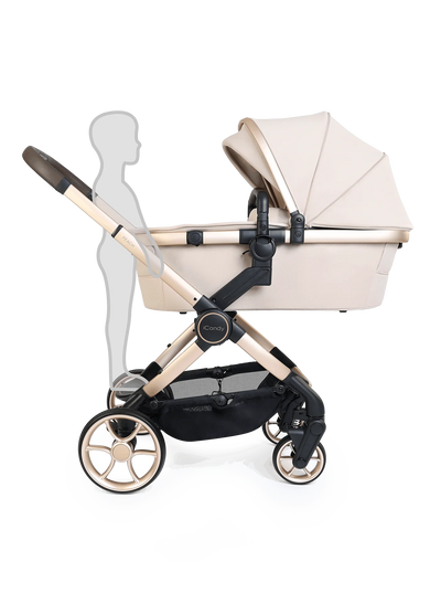 iCandy Peach 8 Stroller And Carry Cot With Accessories Biscotti Bundle