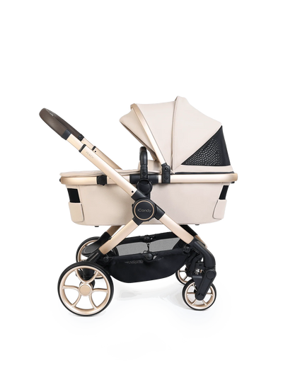 iCandy Peach 8 Stroller And Carry Cot With Accessories Biscotti Bundle