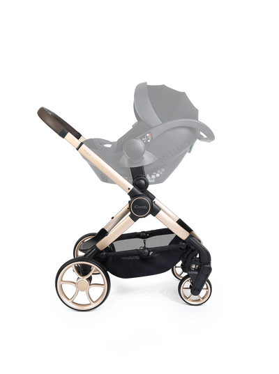 iCandy Peach 8 Stroller And Carry Cot With Accessories Biscotti Bundle