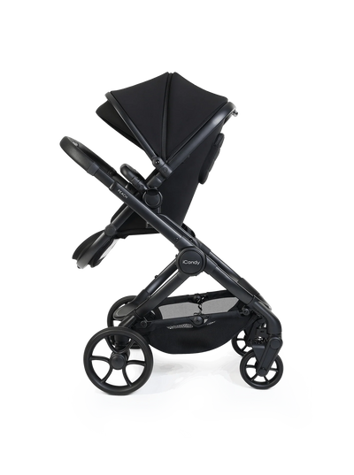 iCandy Peach 8 Stroller And Carry Cot With Accessories Bundle Black