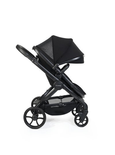 iCandy Peach 8 Stroller And Carry Cot With Accessories Bundle Black