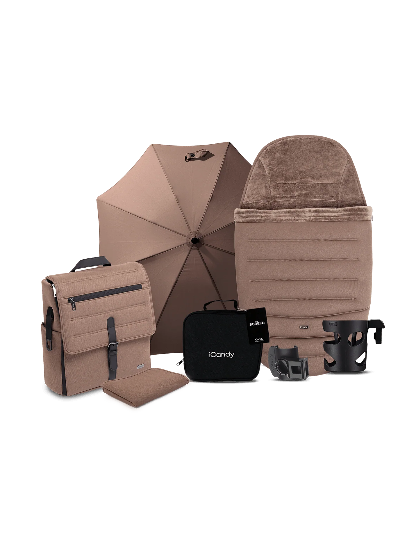 iCandy Peach 8 Stroller And Carry Cot With Accessories Coco Bundle