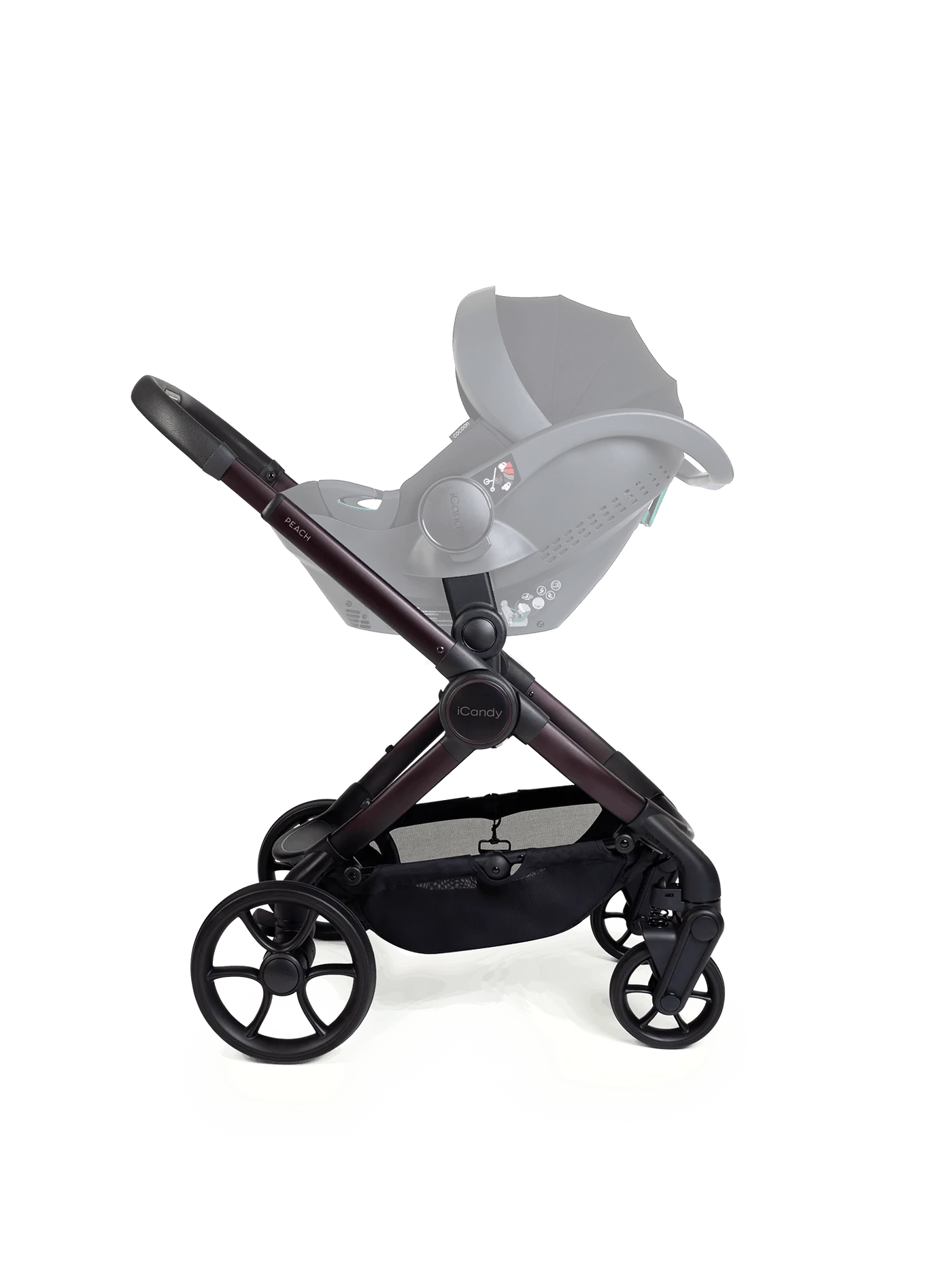 iCandy Peach 8 Stroller And Carry Cot With Accessories Bundle Coffee Bean
