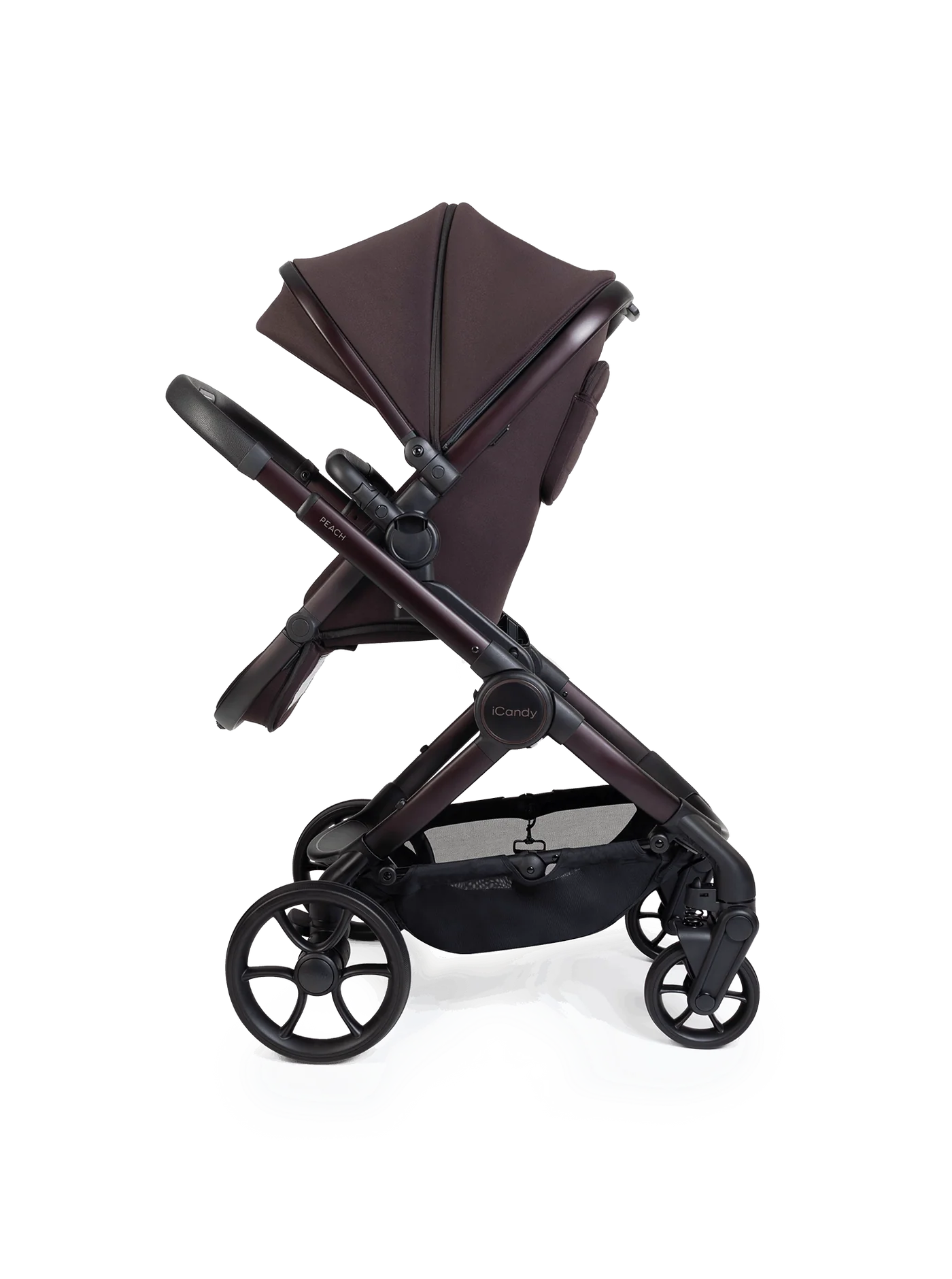 iCandy Peach 8 Stroller And Carry Cot With Accessories Bundle Coffee Bean