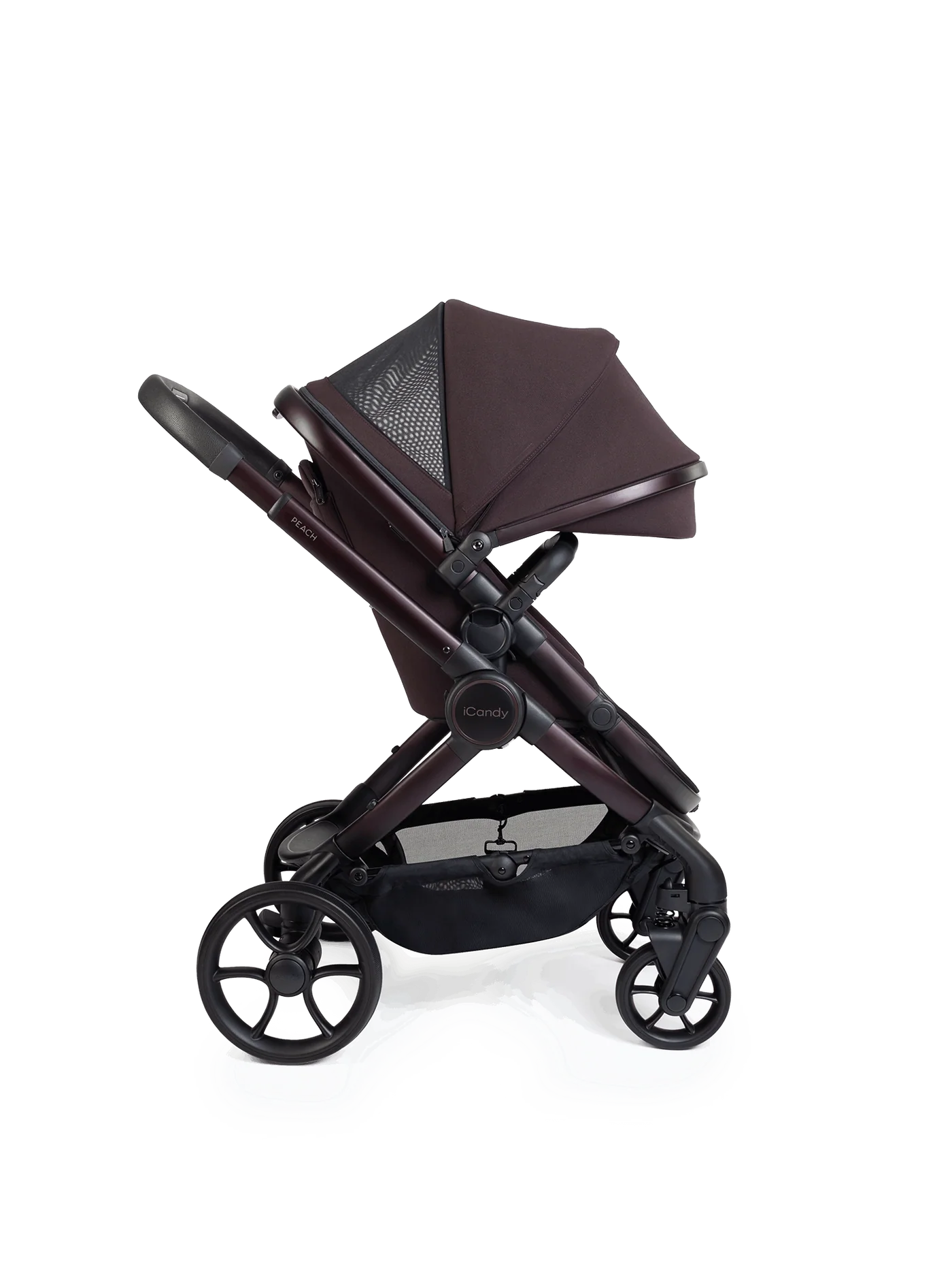 iCandy Peach 8 Stroller And Carry Cot With Accessories Bundle Coffee Bean