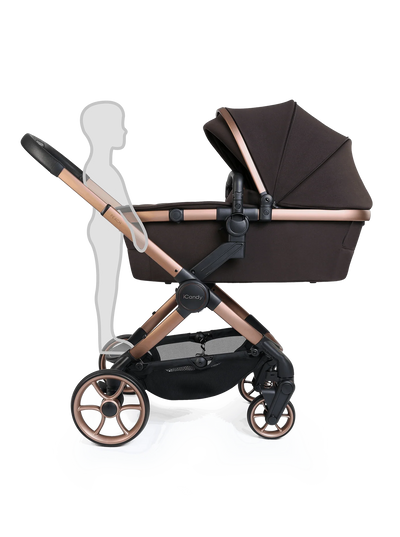 iCandy Peach 8 Stroller And Carry Cot With Accessories Bundle Pecan