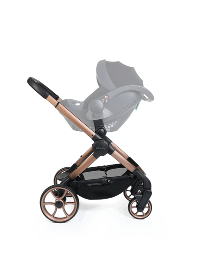 iCandy Peach 8 Stroller And Carry Cot With Accessories Bundle Pecan