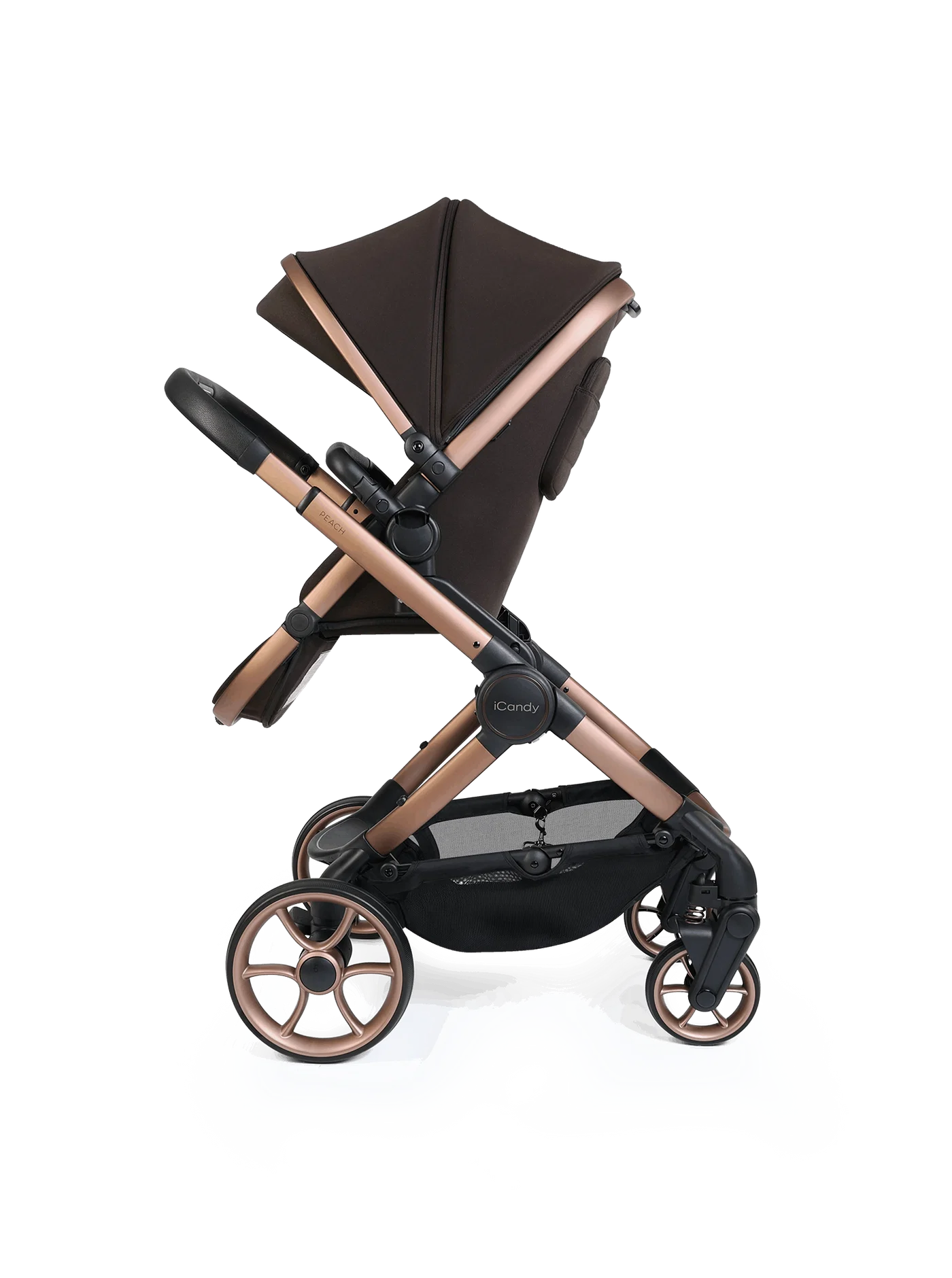 iCandy Peach 8 Stroller And Carry Cot With Accessories Bundle Pecan