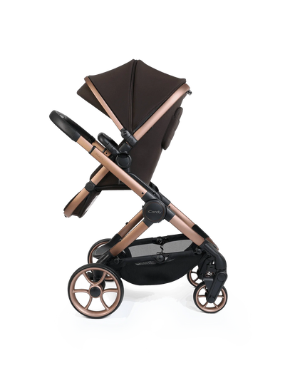 iCandy Peach 8 Stroller And Carry Cot With Accessories Bundle Pecan