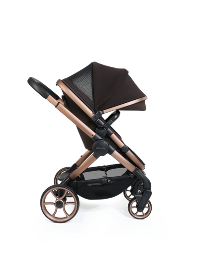 iCandy Peach 8 Stroller And Carry Cot With Accessories Bundle Pecan