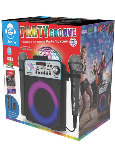 iDance Party Groove Portable 9 in 1 Party System