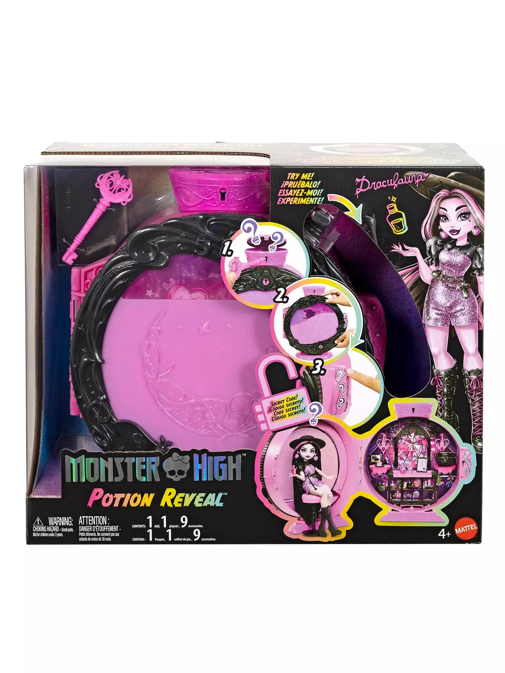 Monster High Potion Reveal Playset With Draculaura Doll