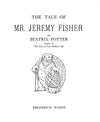 Beatrix Potter Peter Rabbit The Tale Of Jeremy Fisher Book