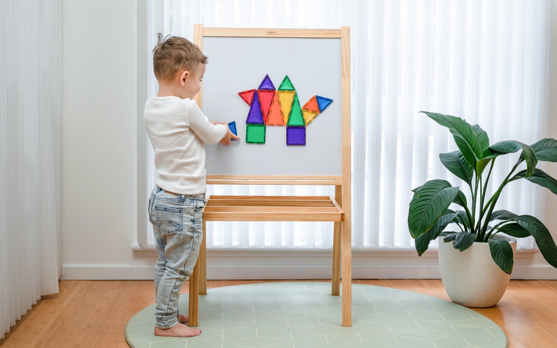 Connetix Magnetic Tiles Rainbow Mini Pack 24pc