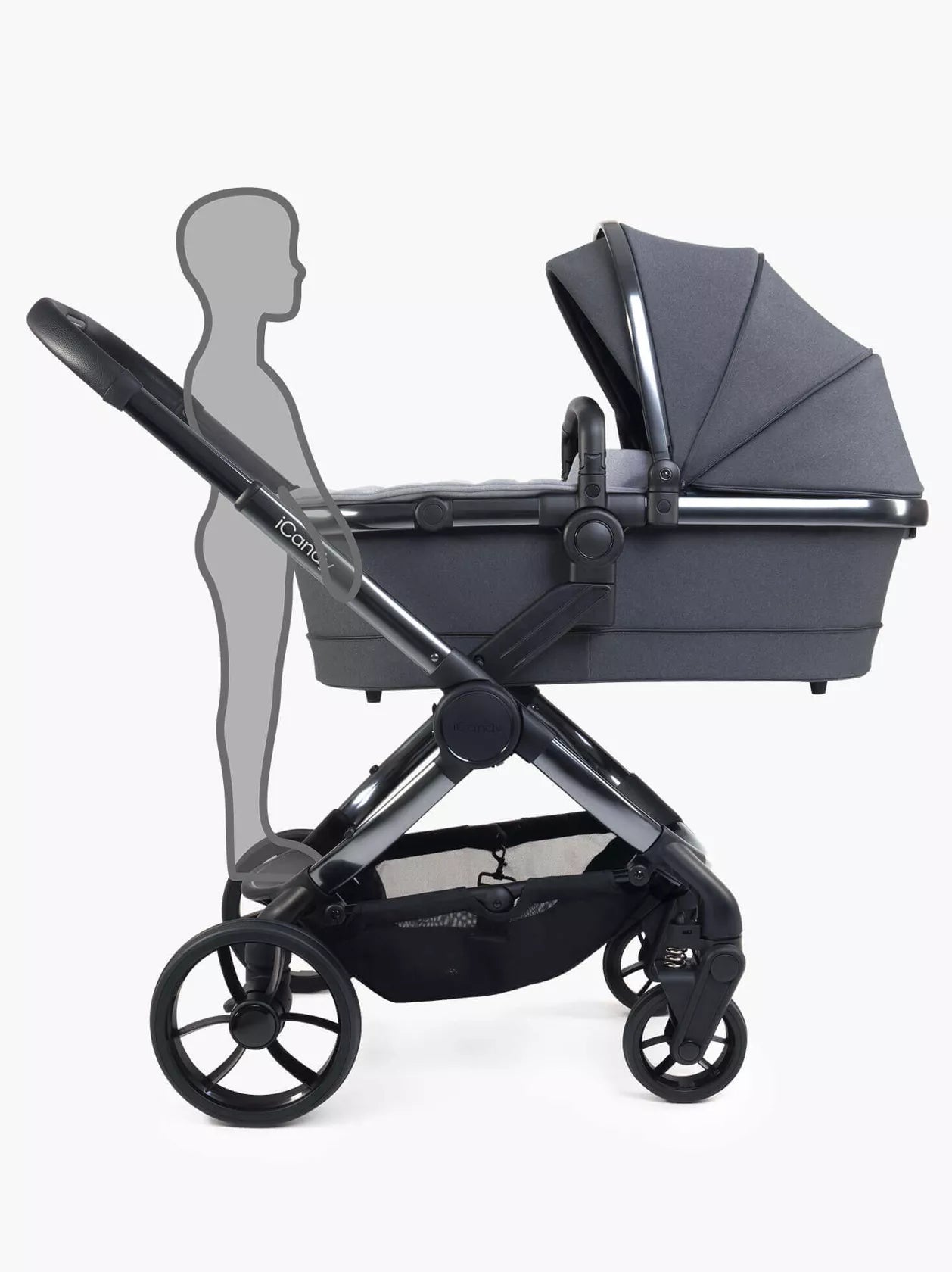 iCandy Peach 7 Pushchair and Carrycot - Truffle Phantom