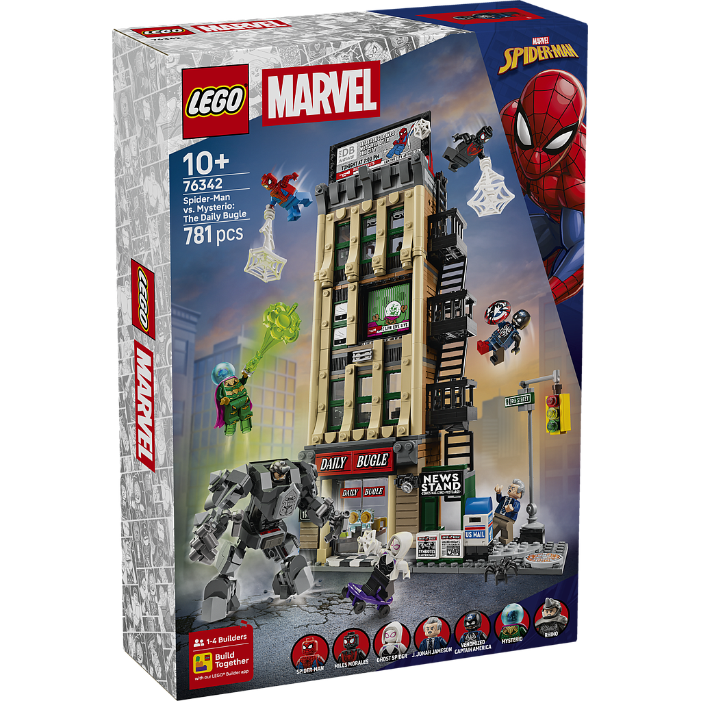 Lego Marvel 76342 SpiderMan vs Mysterio The Daily Bugle