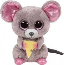 TY Squeaker Mouse Beanie Boo Soft Toy