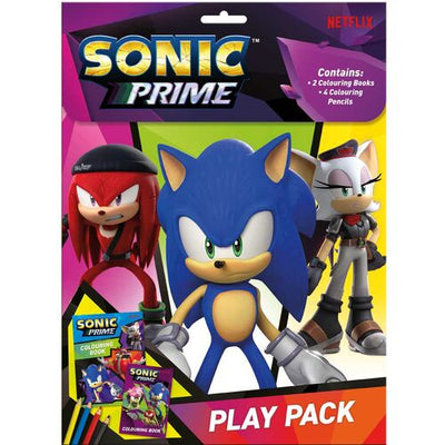 Sonic The Hedgehog Colouring Book Play Pack