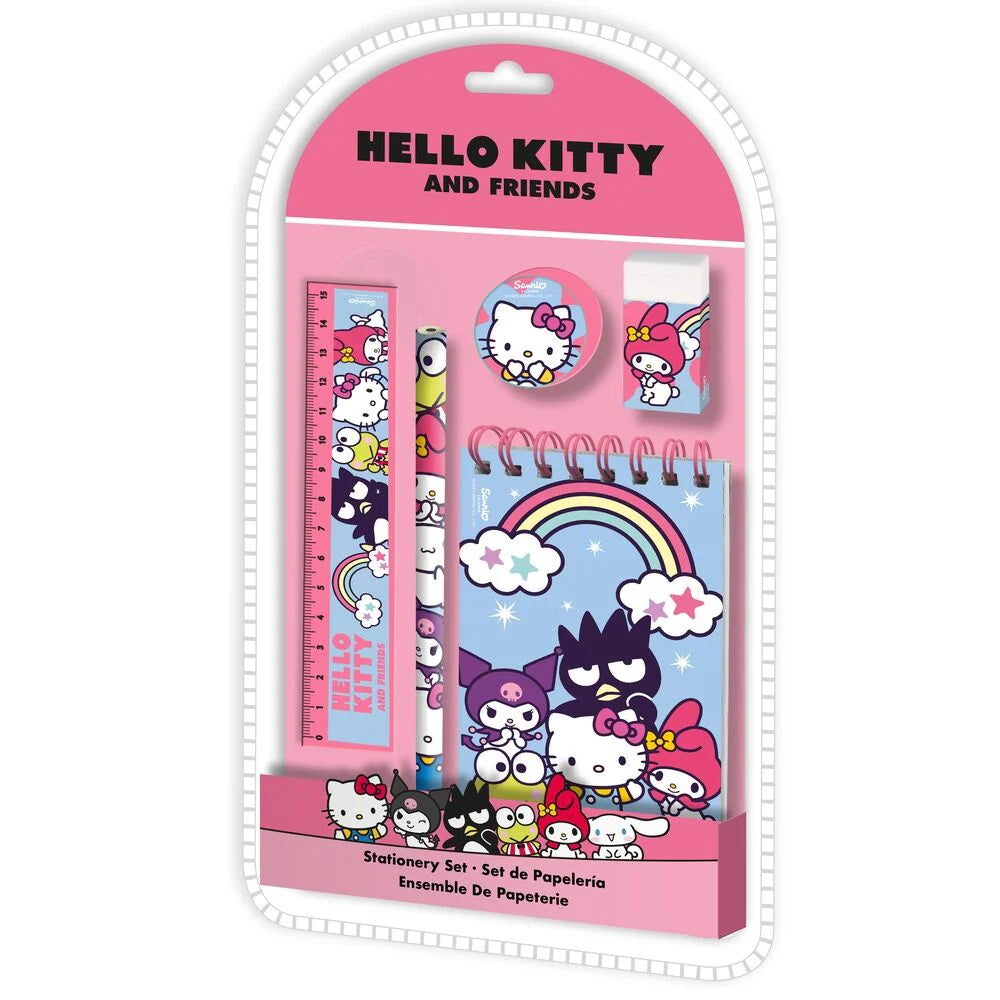 Hello Kitty 5pc Stationary Set