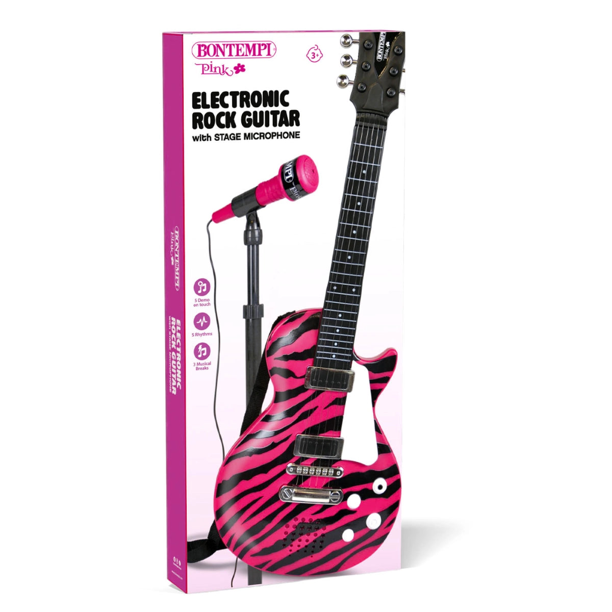 Bontempi Electronic Rock Guitar With Stage Microphone