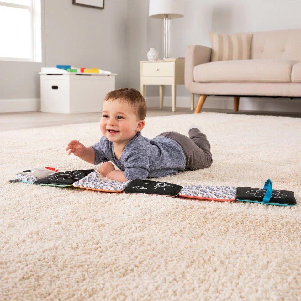 Lamaze Colourful Journey Caterpillar Soft Toy Book