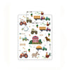 Little Bubz Cot Bed Douvet And Pillow Cover Set 150cm x 120cm Farm