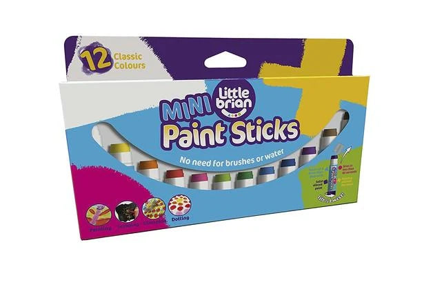 Little Brian Mini Paint Sticks 12pk