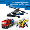 Lego City 60462 Helicopter, Fire Engine And Submarine Remix Kit