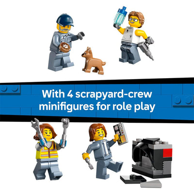 Lego City 60472 Scrapyard With Cars