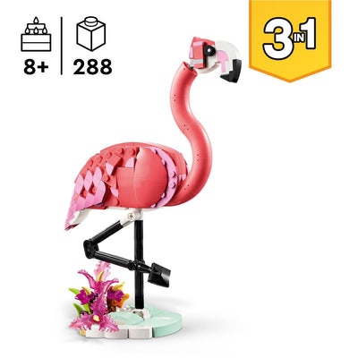 Lego Creator 31170 Wild Animals Pink Flamingo 3 In 1 Set