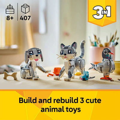 Lego Creator 31163 Playful Cat 3 In 1 Set