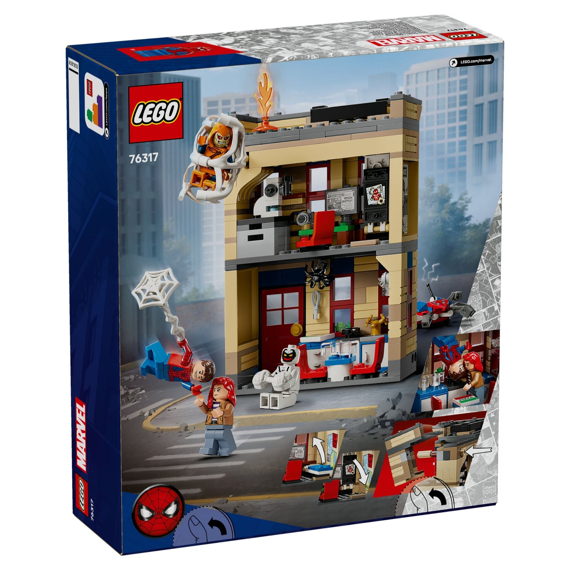 Lego Marvel SpiderMan 76317 Peter Parkers Apartment