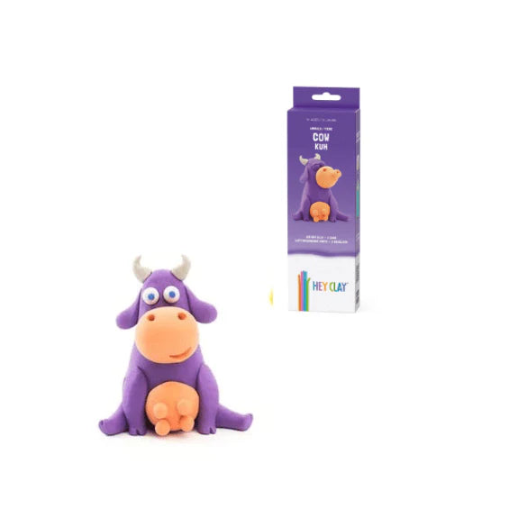 Hey Clay Sculpting Clay Animals 3 Can Set Cow