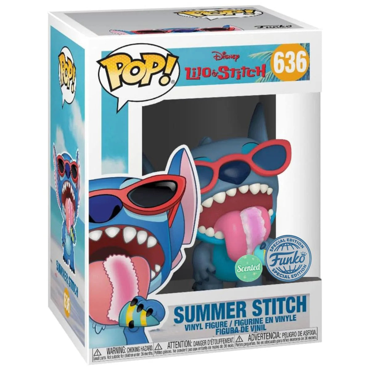 Funko Pop! Disney Stitch Summer Stitch Vinyl Figure 636