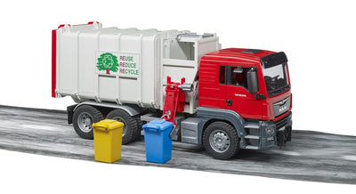 Bruder 03761 MAN TGS Side Loading Garbage Truck 1:16