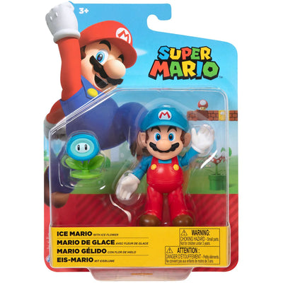 Super Mario 4" Figure Ice Mario