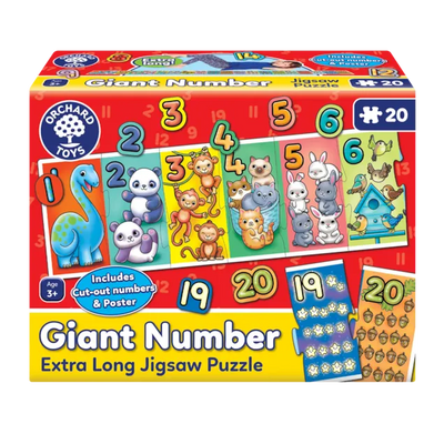 Orchard Toys 20pc Giant Number Extra Long Jigsaw Puzzle