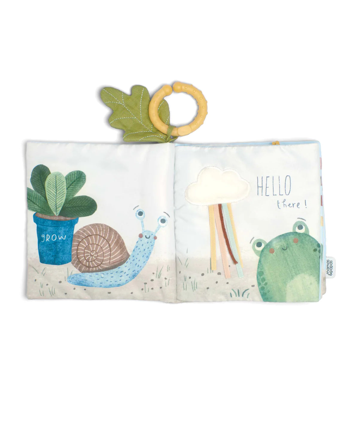 Mamas And Papas Activity Book Soft Toy Grateful Garden