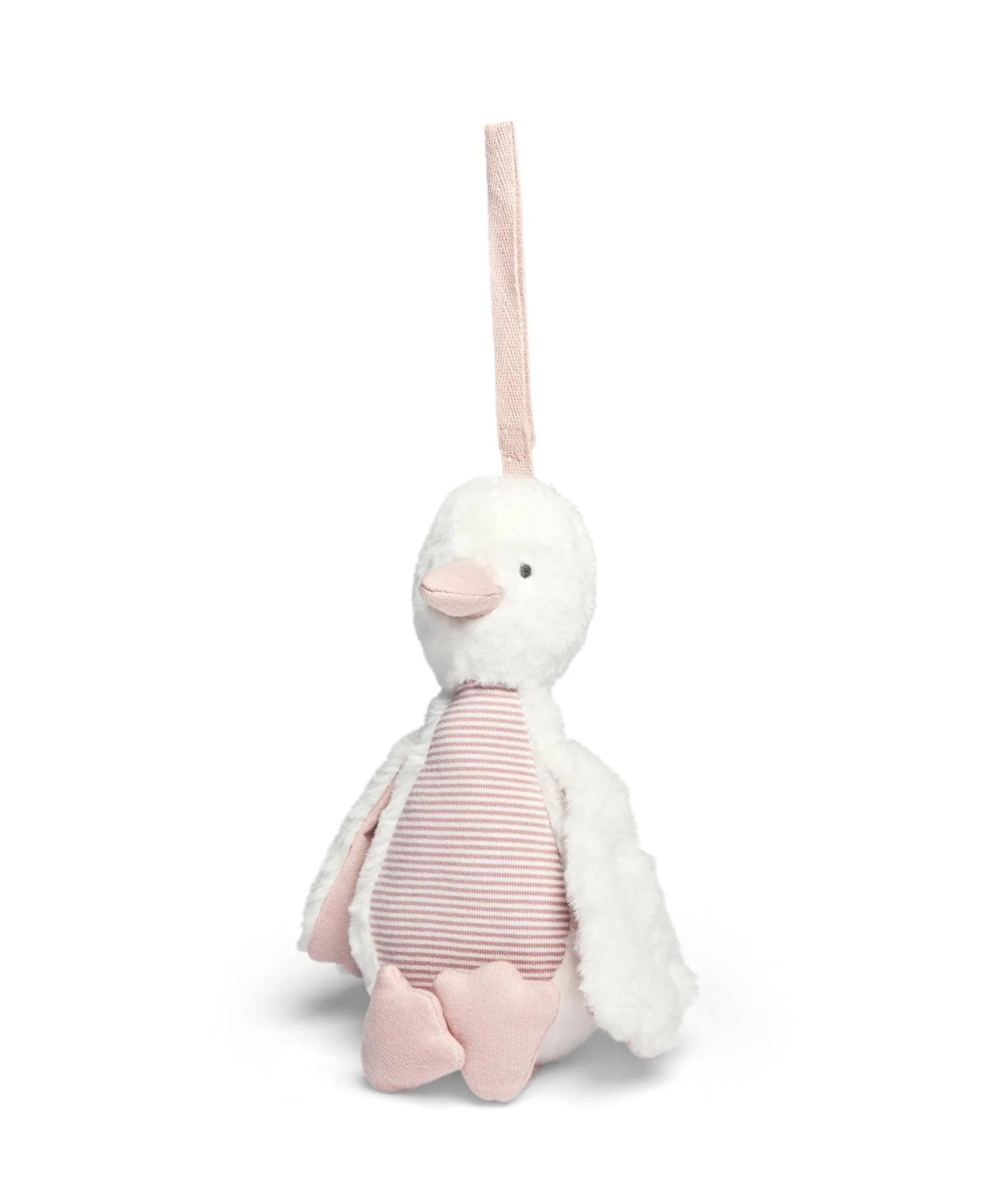 Mamas And Papas Chime Duck Activity Soft Toy Pink