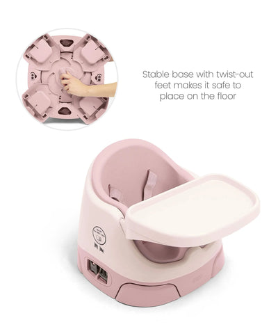 Mamas And Papas Baby Bug Floor And Booster Seat With Tray Blossom